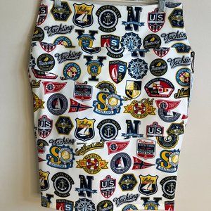 Skirdle "The Skinny Skirt."... BADGES pattern NWT